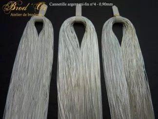 Cannetille argent mi-fin n°4 - 0,90mm
