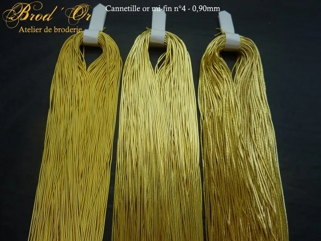 Cannetille or mi-fin n°4 - 0,90mm