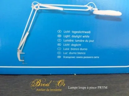 Lampe loupe à pince PRYM