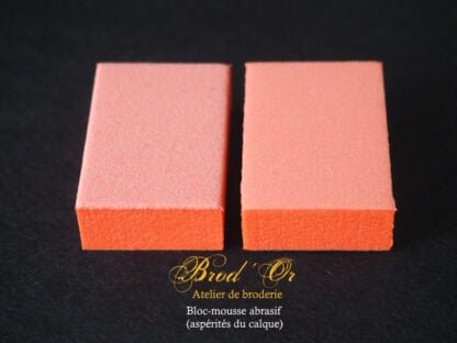 Brod'Or - Bloc-mousse abrasif (2 faces, grains 180-240)