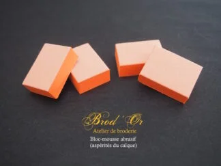 Brod'Or - Bloc-mousse abrasif (aspérités du calque)