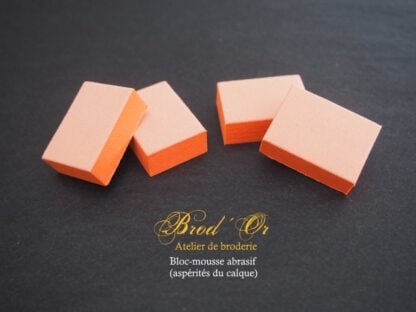 Brod'Or - Bloc-mousse abrasif (2 faces, grains 180-240)