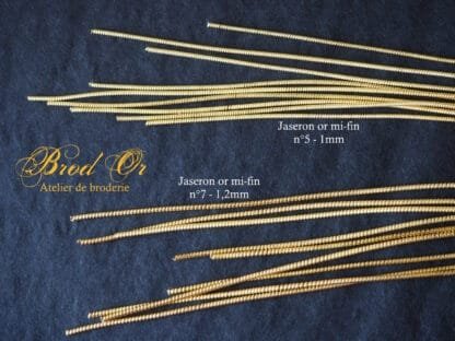 Brod'Or - Atelier de broderie - Jaseron or mi-fin