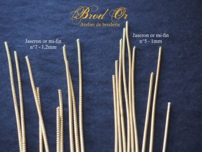 Brod'Or - Atelier de broderie - Jaseron or mi-fin