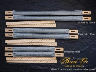 Brod'Or - Atelier de broderie -Métier à broder traditionnel en chêne massif